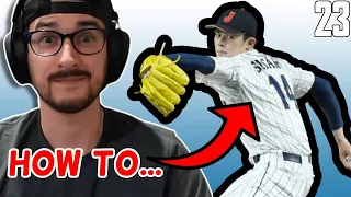 HOW TO PITCH WITH *99* ROKI SASAKI in MLB THE SHOW 23!