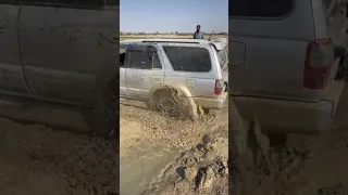 Hilux Surf offroading fail #shorts #car