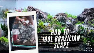 How to set up -  Step-by-step 90cm (180L) Brazilian Style Aquascape Setup for Customer