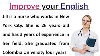 Nurse Jill | Learning English Speaking | Level 1 | Listen and Practice | #2