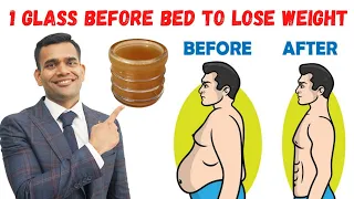 1 Glass Before Bed To Lose Weight While Sleeping | Magical Drink To Lose Weight