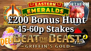 £200 Bonus Hunt Low Stakes Sword Of Khans ,  Beat The Beast , Dead Or Alive 2 And More !