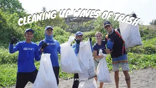 BALI BEACH CLEANUP | indonesia, 4ocean, plastic pollution