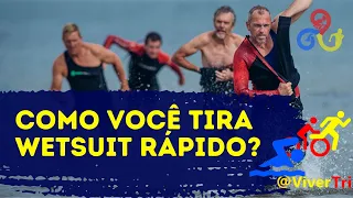 Como você tirar roupa de borracha (wetsuit) rápido?