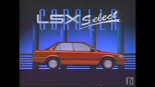 1992 Toyota Corolla LSX Commercial