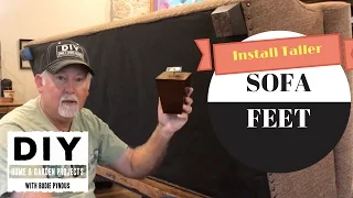 Installing Taller Sofa Feet