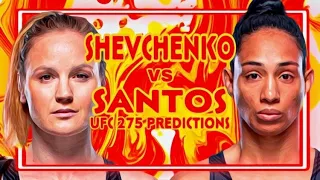 Valentina Shevchenko VS Taila Santos UFC 275 Predictions!
