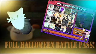 !Full Halloween Battle Pass! Tower Heroes!