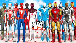 TEAM SPIDER-MAN VS TEAM IRON MAN - EPIC SUPERHEROES WAR