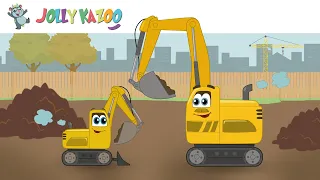 The Excavator Song (Jack & Paul) | Digger Song | Jolly Kazoo