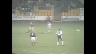 92/93 Port Vale v Northampton Town - Autoglass Trophy