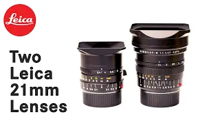 Two Leica 21mm Lenses