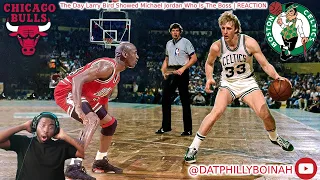 The Day Larry Bird Showed Michael Jordan Who Is The Boss | REACTION