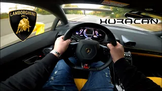 Lamborghini Huracan Top Speed on Autobahn ( No Speed Limit) 340 km/h