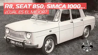 Renault 8, Seat 850, Simca 1000. ¿Cuál es el mejor?