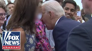 'The Five': Biden nibbles on frightened young girl