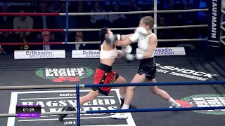 Emma Jensen vs Snezana Siljkovic Full Fight | Danish Fight Night