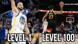 NBA "Trickshot" MOMENTS from Level 1 To Level 100