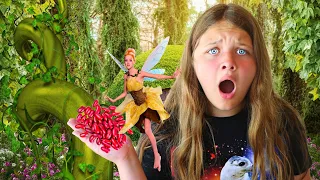 FAIRIES ARE BACK with Magic BEANS that Turn Aubrey Into a Fairy! FAIRIES IN OUR YARD!