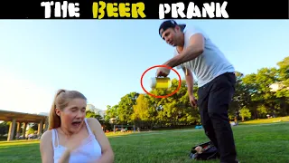 THE SPILLING BEER PRANK 🍺-Julien magic