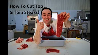 How to Cut Sirloin Steaks, Sirloin Steak.