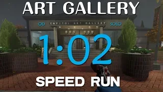 Payday 2 - Art Gallery solo Speedrun[WR 1:02]