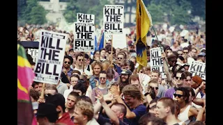 Criminal justice bill 1994 protest