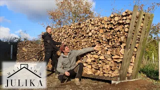DIY Wood Rack | Die EINFACHSTE und GÜNSTIGSTE Art Holz zu stapeln  #060