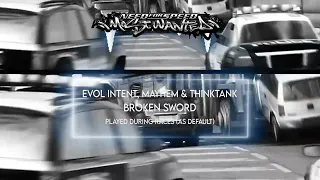 Evol Intent, Mayhem & Thinktank - Broken Sword | Need For Speed Most Wanted™ | Official Soundtrack