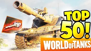 TOP 50 FUNNIEST MOMENTS in WORLD OF TANKS