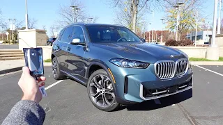 2024 BMW X5 sDrive40i: Start Up, Walkaround, Test Drive and Review
