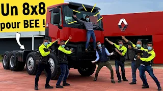 On fabrique un camion 8x8 d'expédition dans l'usine de Renault Trucks