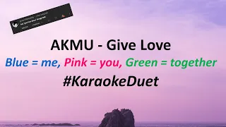 AKMU - Give Love (Karaoke Duet Version) | Male Part Only | Easy Lyrics