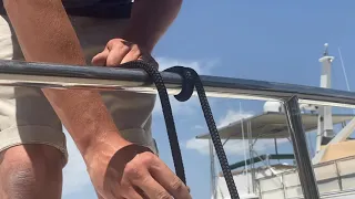 HOW TO TIE A FENDER TO YOUR BOAT