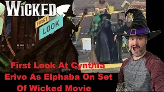 First Look At Cynthia Erivo As Elphaba On Set Of Wicked Movie