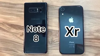 Samsung Galaxy Note 8 vs iPhone Xr in 2023