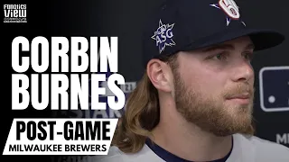 Corbin Burnes talks Facing Shohei Ohtani, Vladimir Guerrero Jr. at MLB All-Star Game 2021