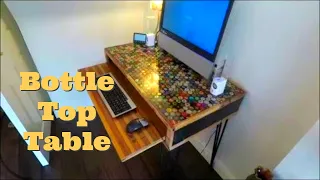 Making A Beer Bottle Top Computer Table
