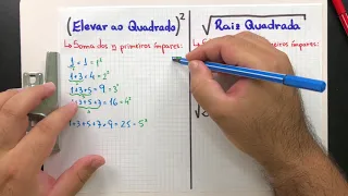 💡 DICA 08 - Jeito Diferente de  ELEVAR AO QUADRADO e Extrair a RAIZ QUADRADA