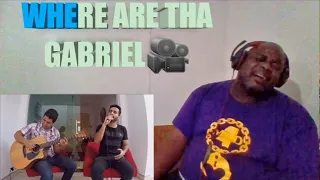 Gabriel Henrique  "I Look To You"   Whitney Houston Acoustic Version (Reaction)