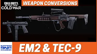 EM-2 & TEC-9 Weapon Conversions - Call Of Duty Black Ops Cold War