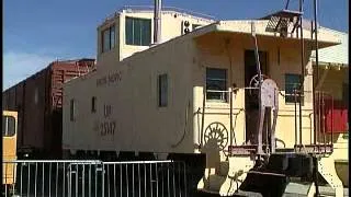 Train Caboose & Railroad Cars at the Clark County Museum