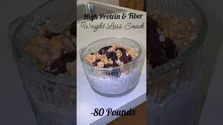High Protein & High Fiber Weight Loss Snack ❤️