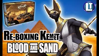 KEMET Blood and Sand RE-BOXING (Unboxing) / Kickstarter Edition 2021