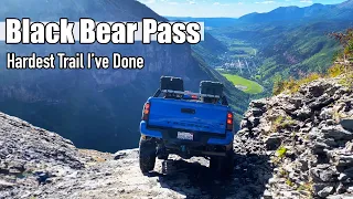 Black Bear Pass - Hardest Trail in Colorado? - Full Trail Review - Blown Sidewall at The Steps