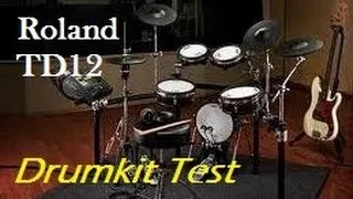 Roland TD12 Drumkit Test . (nice sound quality)