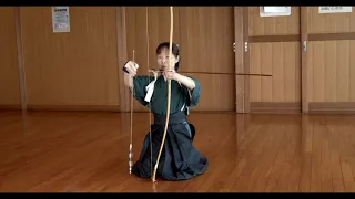 Japanese archery Kyudo for beginner. How to look cool. Let's do the Yastugae carefully.