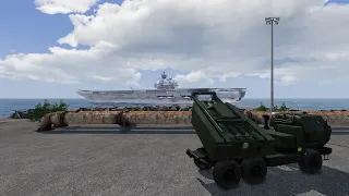 Russian Water Convoy Failed To Escape Ukrainian Anti-Ship Cruise Missiles - ARMA 3