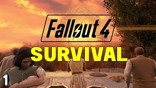 Fallout 4: Survival Mode - Part 1 - The Bombs Fell