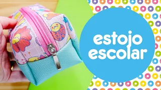 Estojo escolar simples - live tutorial